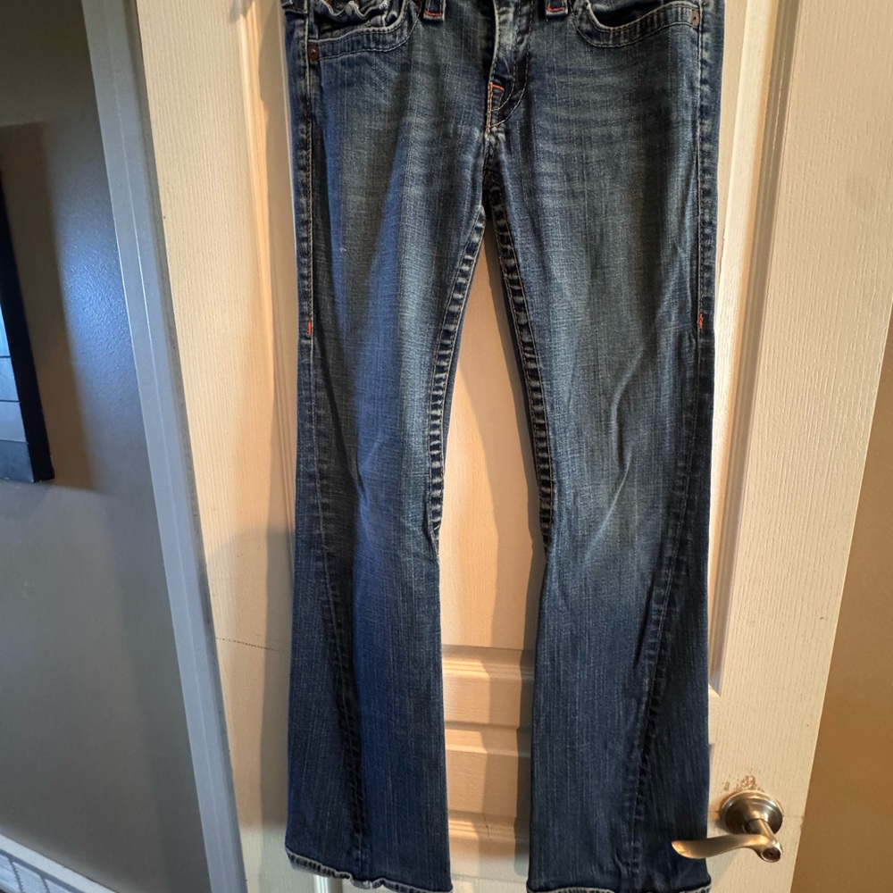 True Religion Women's Blue Boot Cut Jeans